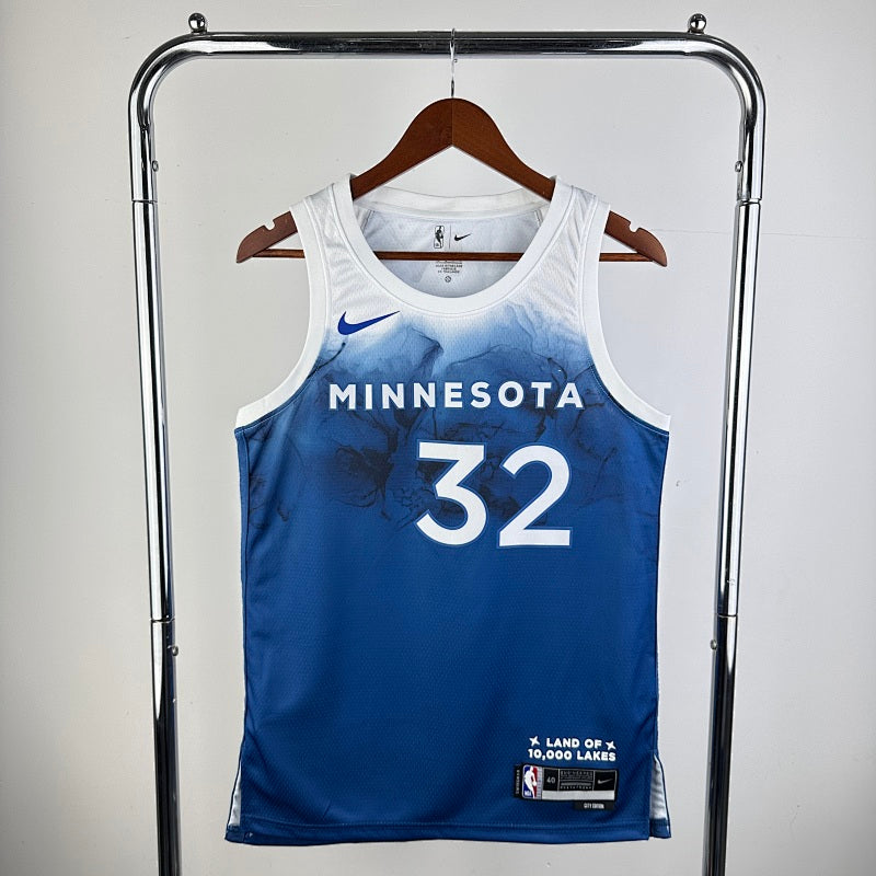 Maillot Minnesota Timberwolves City Edition 2023-24 Lake Life - Bleu