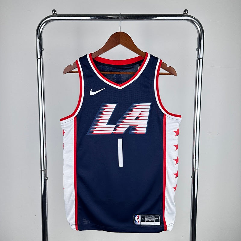 Maillot Los Angeles Clippers City Edition 2018-19 LA - Bleu marine
