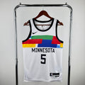 Maillot Minnesota Timberwolves City Edition 2022-23 The Great State - Blanc