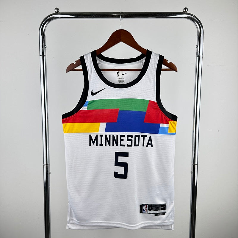 Maillot Minnesota Timberwolves City Edition 2022-23 The Great State - Blanc