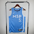 Maillot Minnesota Timberwolves City Edition 2019-20 MSP - Bleu ciel