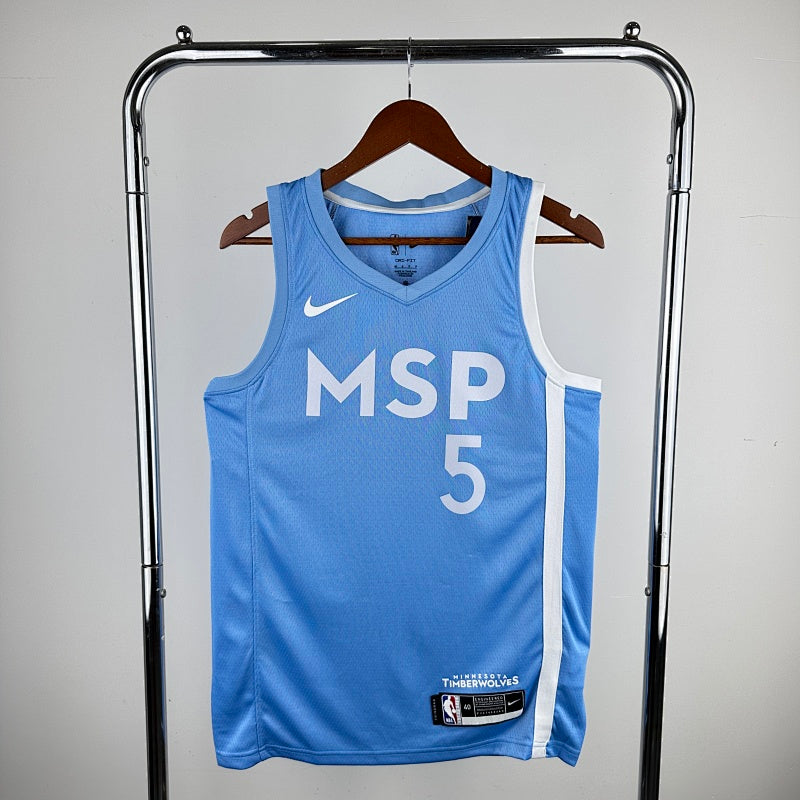 Maillot Minnesota Timberwolves City Edition 2019-20 MSP - Bleu ciel