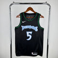 Maillot Minnesota Timberwolves Classic Edition Black Trees - Noir
