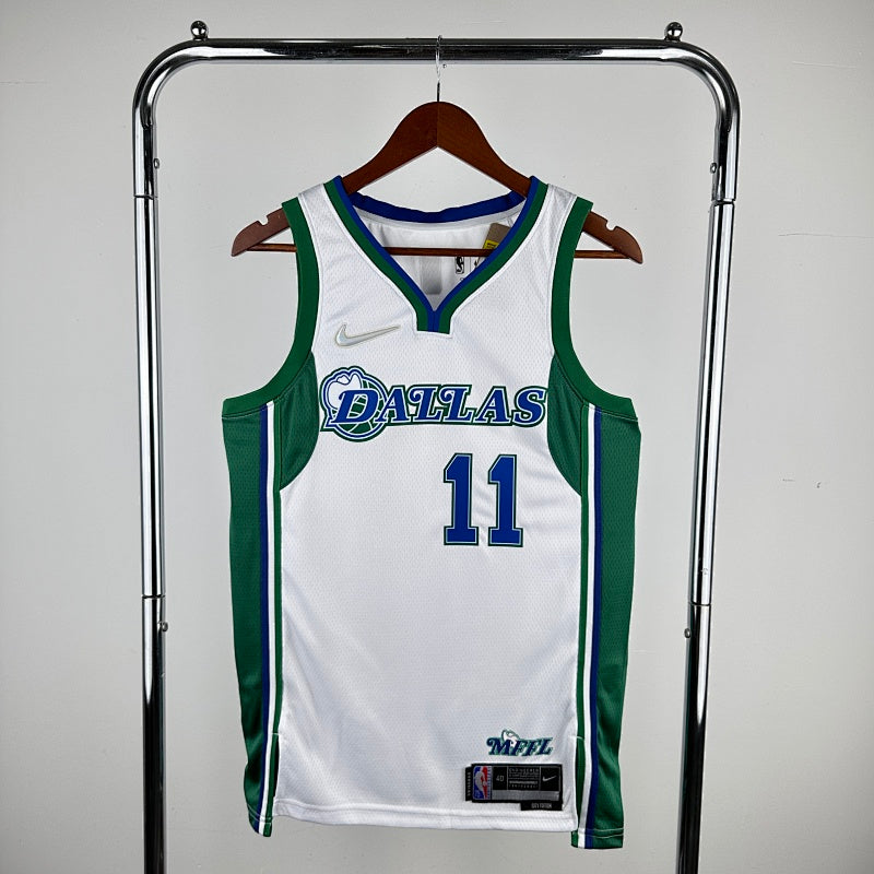 Maillot Dallas Mavericks City Edition 2021-22 - Blanc et vert