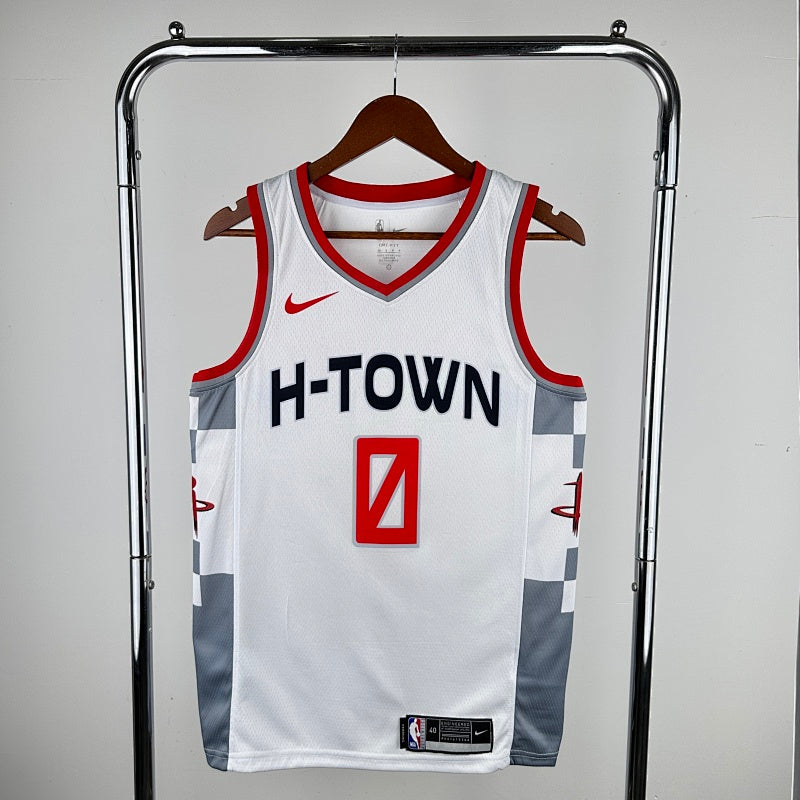 Maillot Houston Rockets City Edition 2019-20 H-Town - Blanc