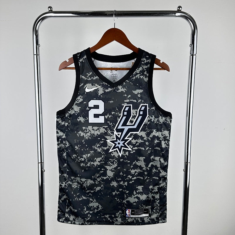 Maillot San Antonio Spurs City Edition Camouflage - Noir