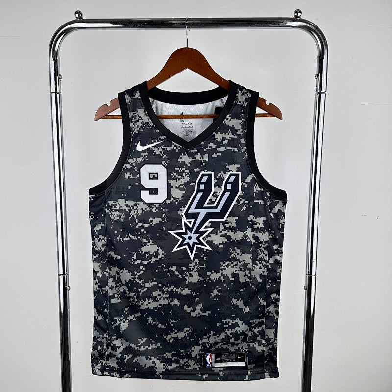 Maillot San Antonio Spurs City Edition Camouflage - Noir