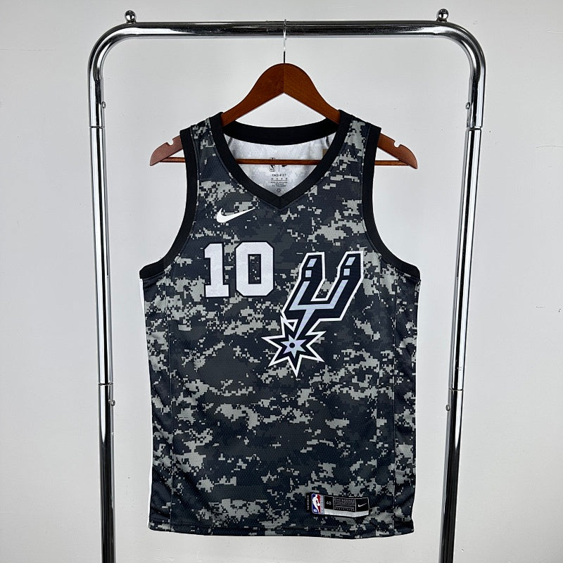 Maillot San Antonio Spurs City Edition Camouflage - Noir