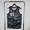 Maillot San Antonio Spurs City Edition Camouflage - Noir