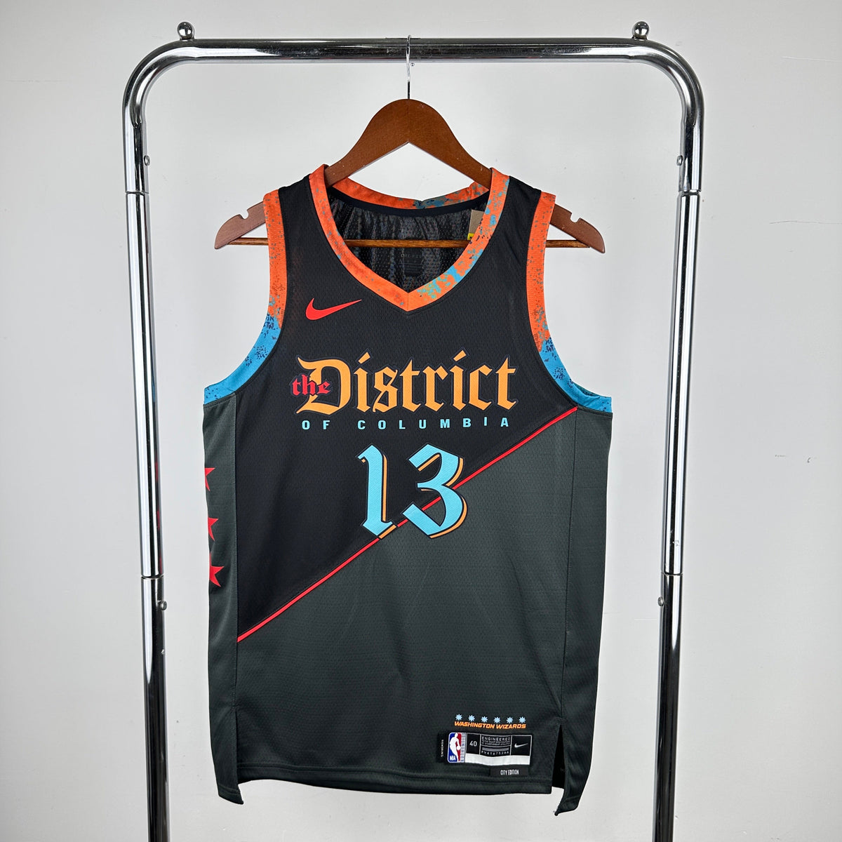 Maillot Washington Wizards City Edition 2023-24 The District - Anthracite