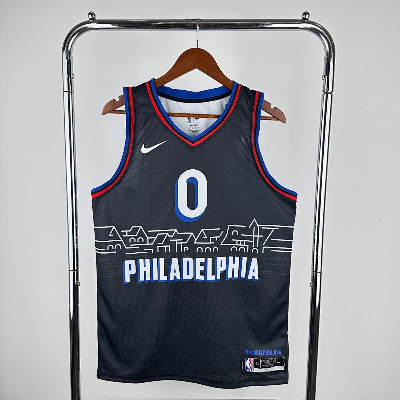 Maillot Philadelphia 76ers City Edition 2020-21 Boathouse Row - Noir