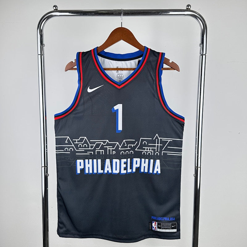 Maillot Philadelphia 76ers City Edition 2020-21 Boathouse Row - Noir