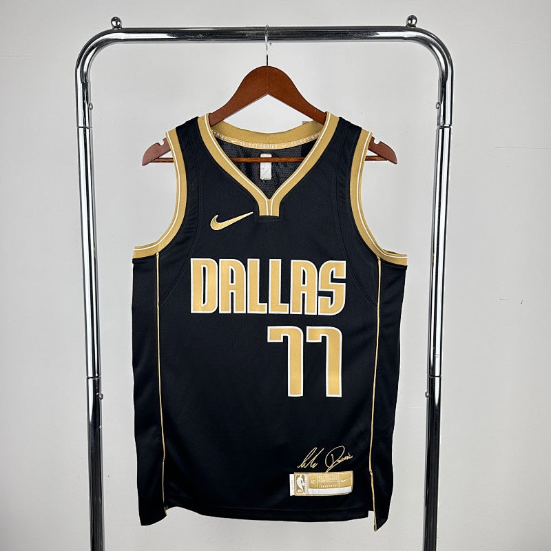 Maillot Dallas Mavericks Signature - Noir et or
