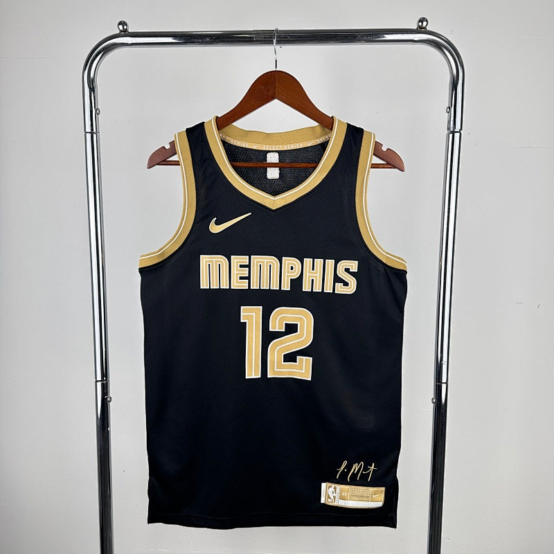 Maillot Memphis Grizzlies Signature - Noir et or