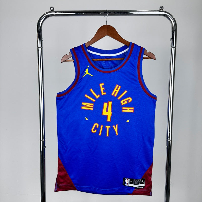 Maillot Denver Nuggets Statement Edition 2022-23 Mile High - Bleu