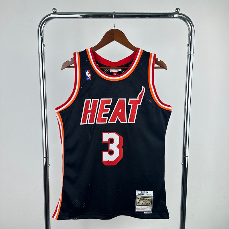 Maillot Miami Heat Hardwood Classics 2013-14 - Noir