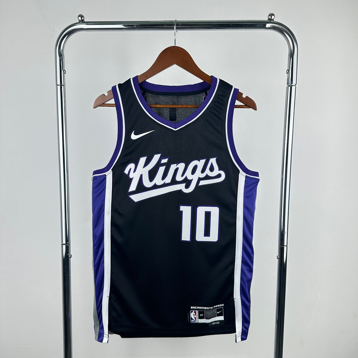 Maillot Sacramento Kings Icon Edition - Noir