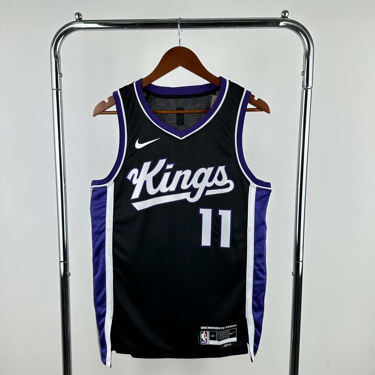 Maillot Sacramento Kings Icon Edition - Noir