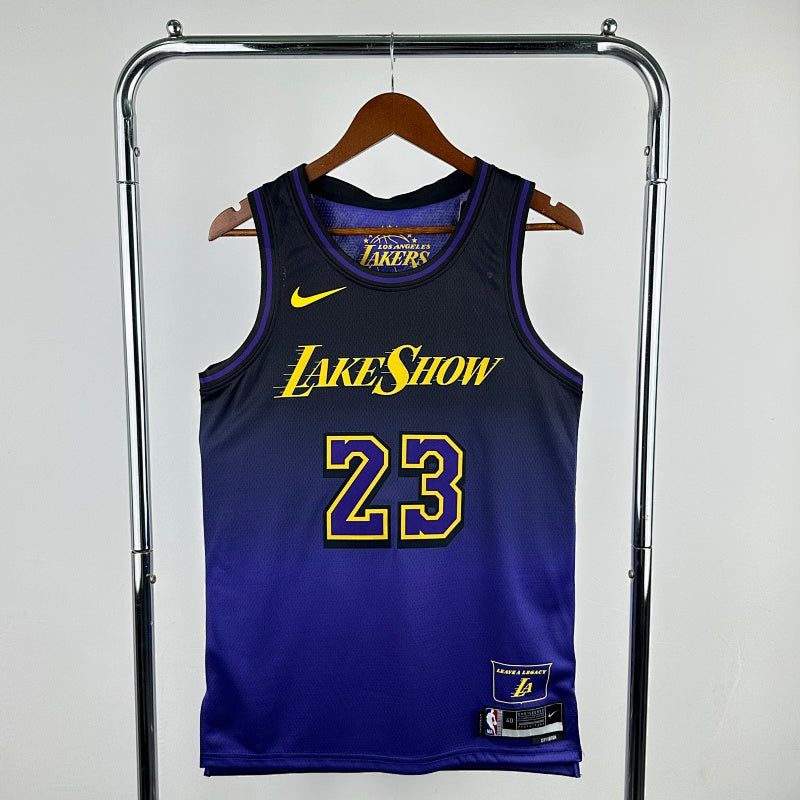 Maillot Los Angeles Lakers City Edition 2024-25 Lake Show - Violet
