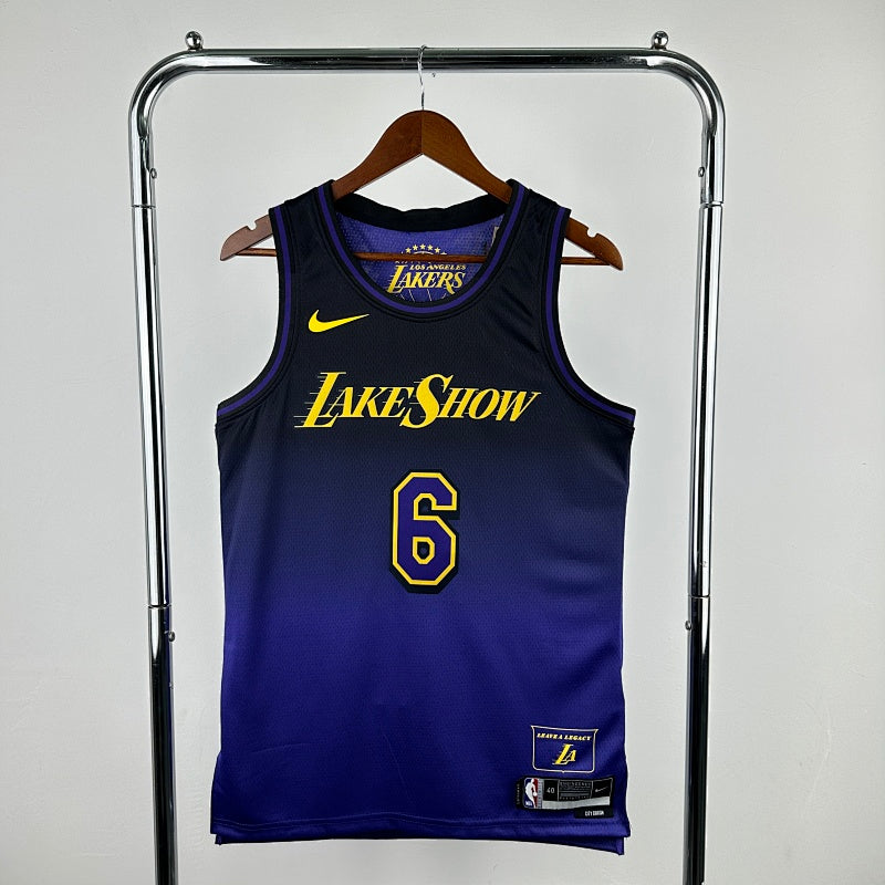 Maillot Los Angeles Lakers City Edition 2024-25 Lake Show - Violet