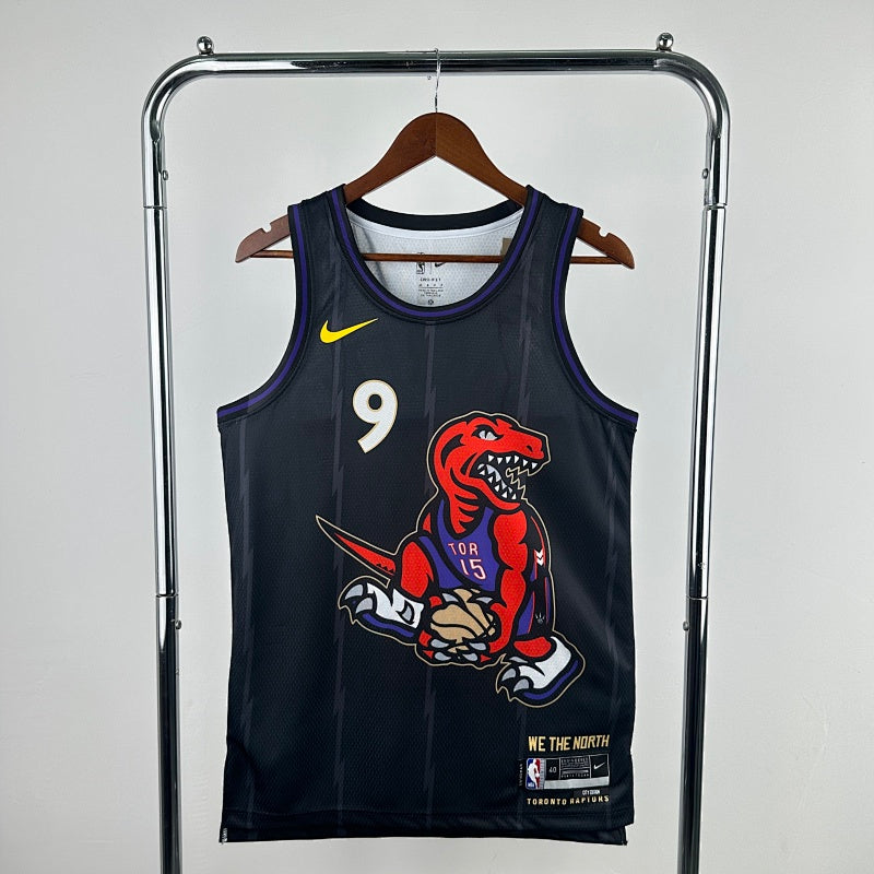 Maillot Toronto Raptors City Edition 2024-25 Toronto Finest - Noir