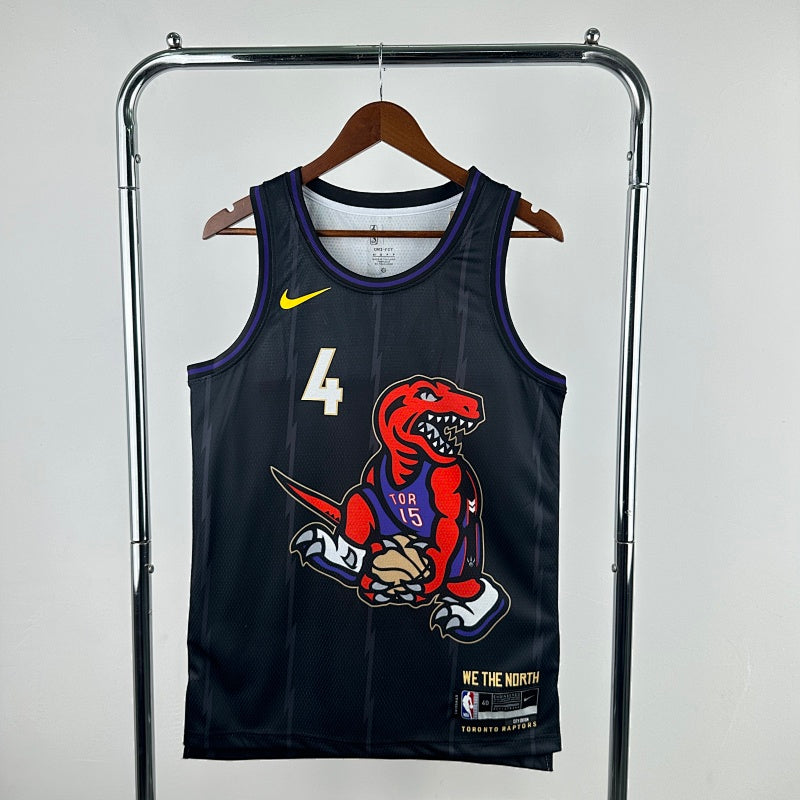 Maillot Toronto Raptors City Edition 2024-25 Toronto Finest - Noir