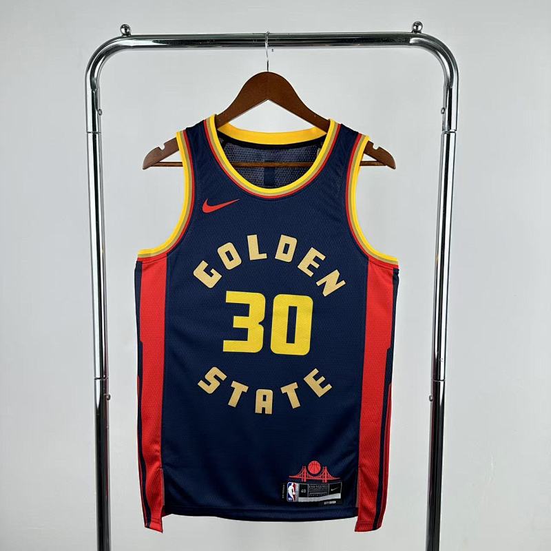 Maillot Golden State Warriors City Edition 2024-25 Golden Era - Bleu marine