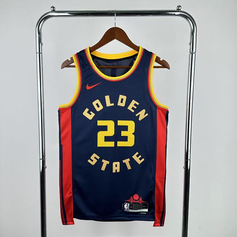 Maillot Golden State Warriors City Edition 2024-25 Golden Era - Bleu marine
