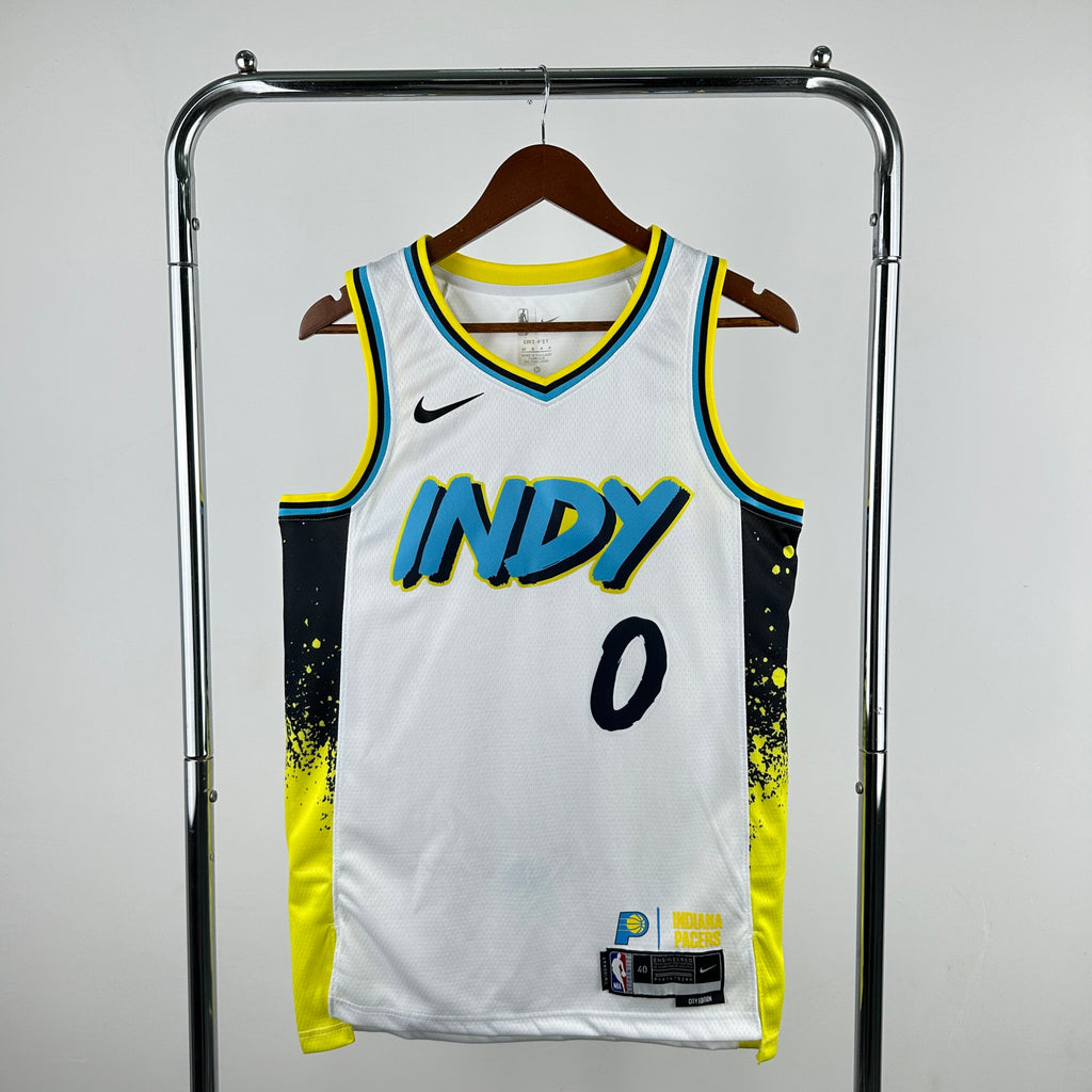 Maillot Indiana Pacers City Edition 2024-25 - Blanc