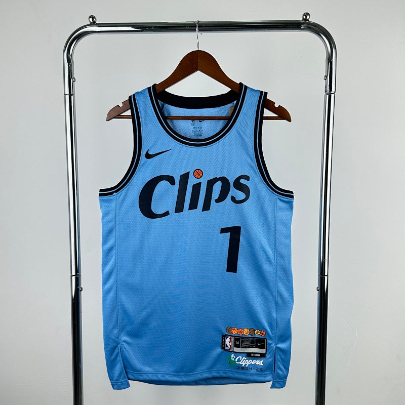 Maillot Los Angeles Clippers City Edition 2024-25 - Bleu clair
