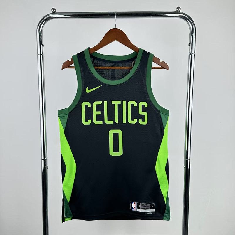 Maillot Boston Celtics City Edition 2024-25 - Noir et vert