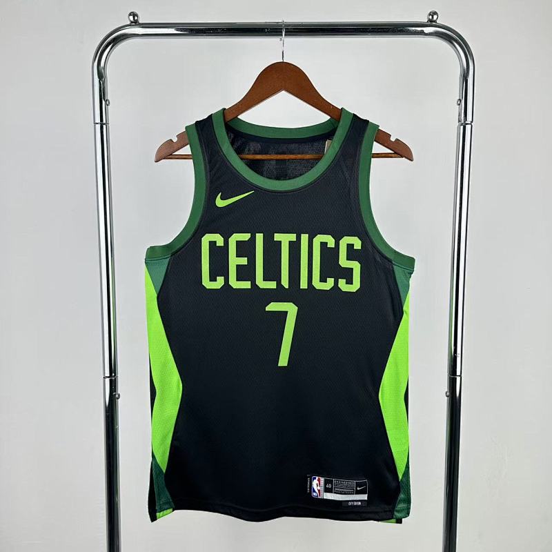 Maillot Boston Celtics City Edition 2024-25 - Noir et vert