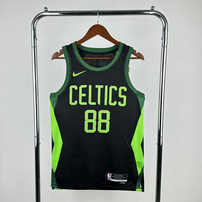 Maillot Boston Celtics City Edition 2024-25 - Noir et vert