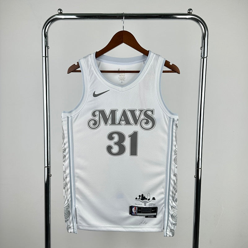 Maillot Dallas Mavericks City Edition 2024-25 - Blanc