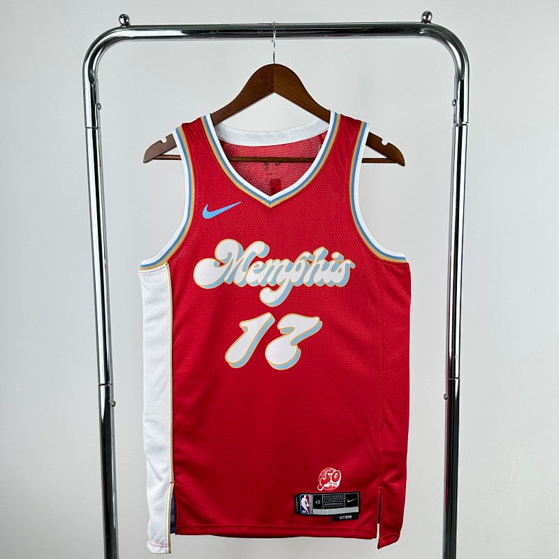 Maillot Memphis Grizzlies City Edition 2024-25 Memphis Sounds - Rouge