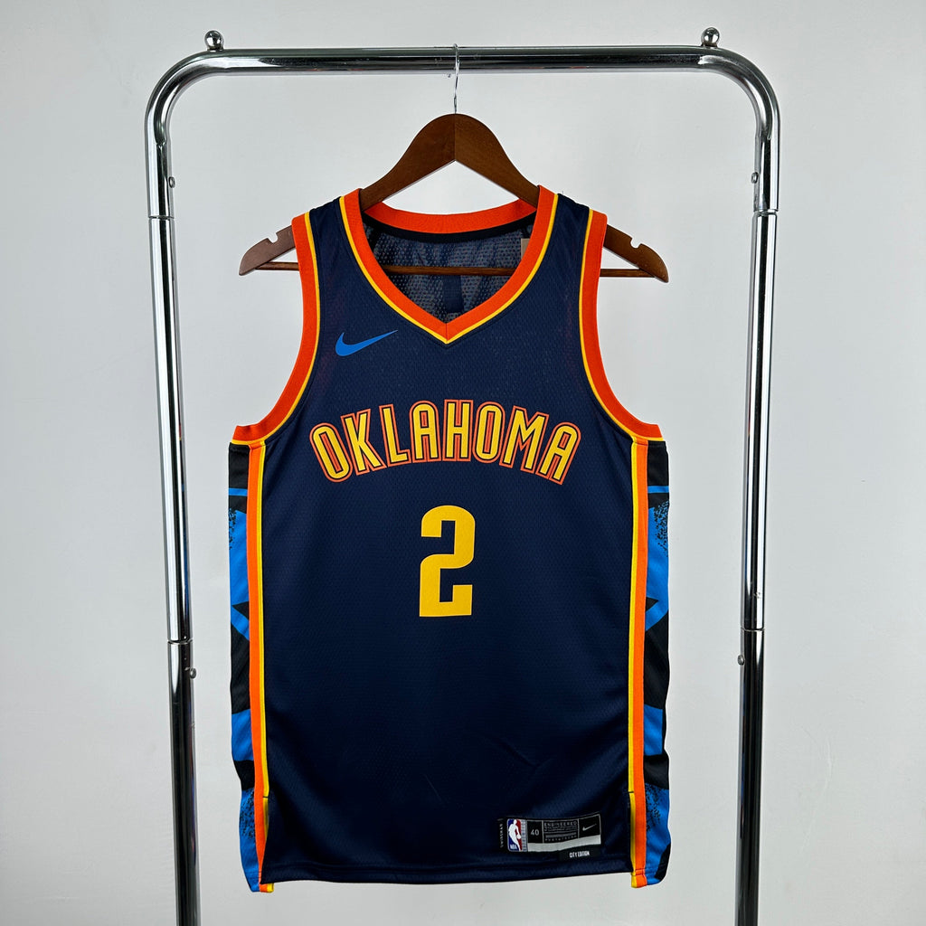 Maillot Oklahoma City Thunder City Edition 2024-25 - Bleu marine