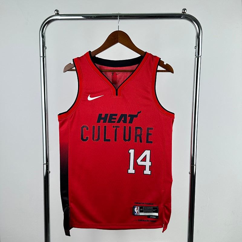 Maillot Miami Heat City Edition 2024-25 Heat Culture - Rouge