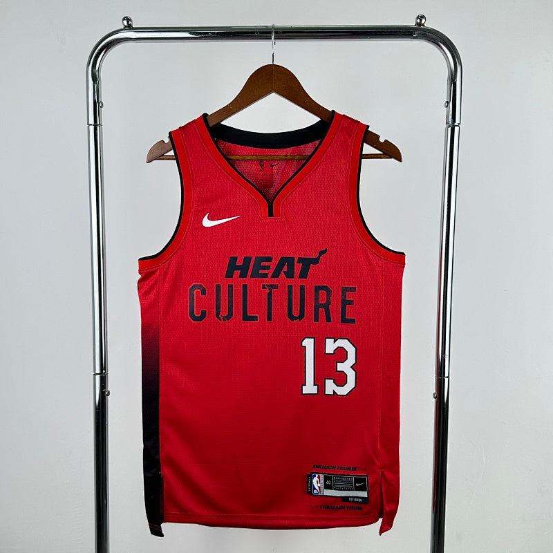 Maillot Miami Heat City Edition 2024-25 Heat Culture - Rouge