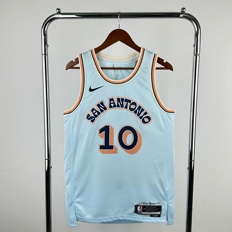Maillot San Antonio Spurs City Edition 2024-25 Hemisfair - Bleu clair