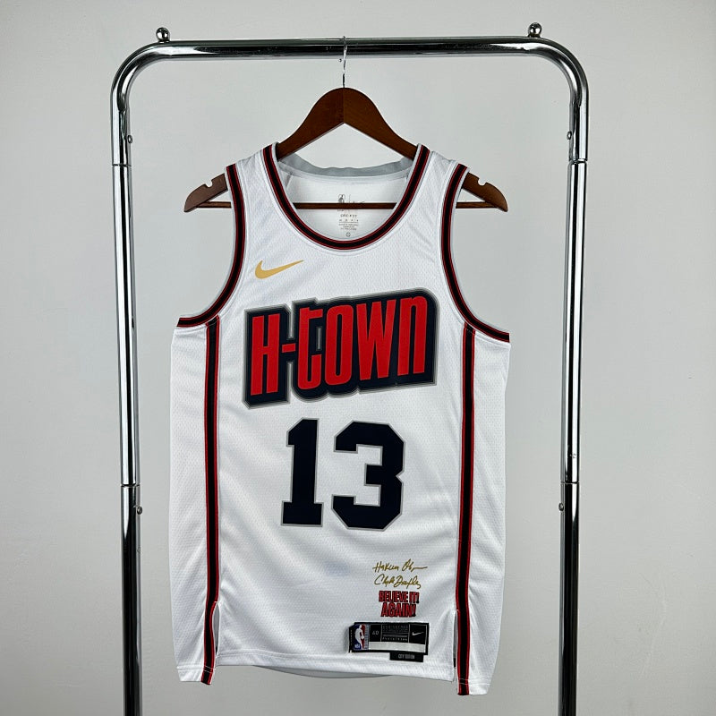 Maillot Houston Rockets City Edition 2024-25 Hometown Heroes - Blanc