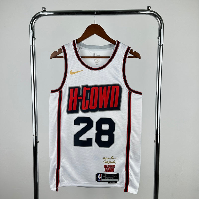 Maillot Houston Rockets City Edition 2024-25 Hometown Heroes - Blanc