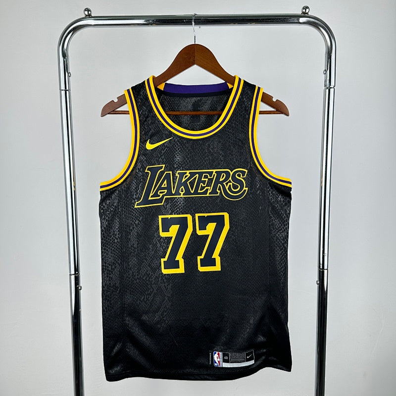 Maillot Los Angeles Lakers City Edition Black Mamba - Noir et or