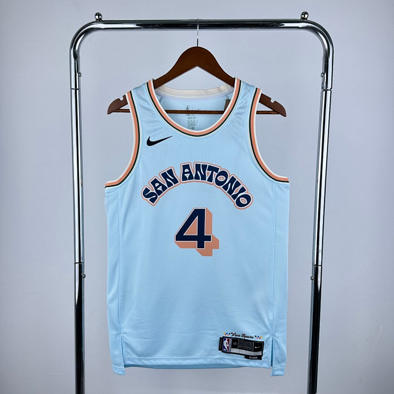 Maillot San Antonio Spurs City Edition 2024-25 Hemisfair - Bleu clair