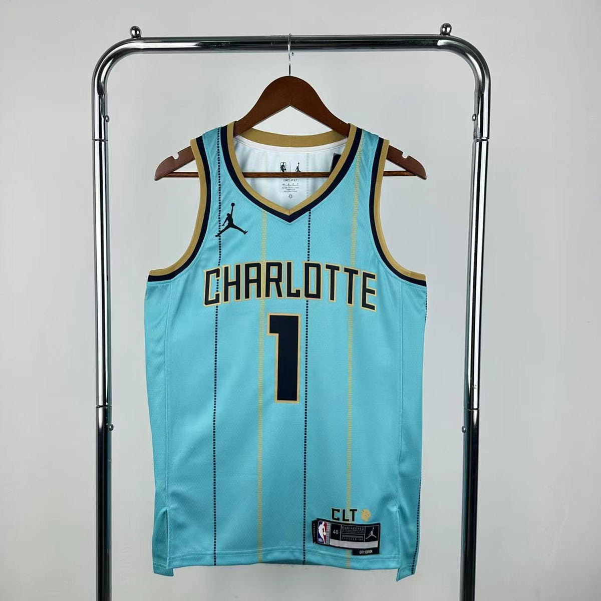 Maillot Charlotte Hornets City Edition 2024-25 - Bleu clair
