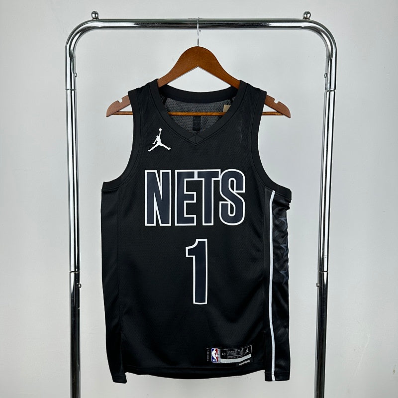 Maillot Brooklyn Nets Statement Edition 2022-23 - Noir