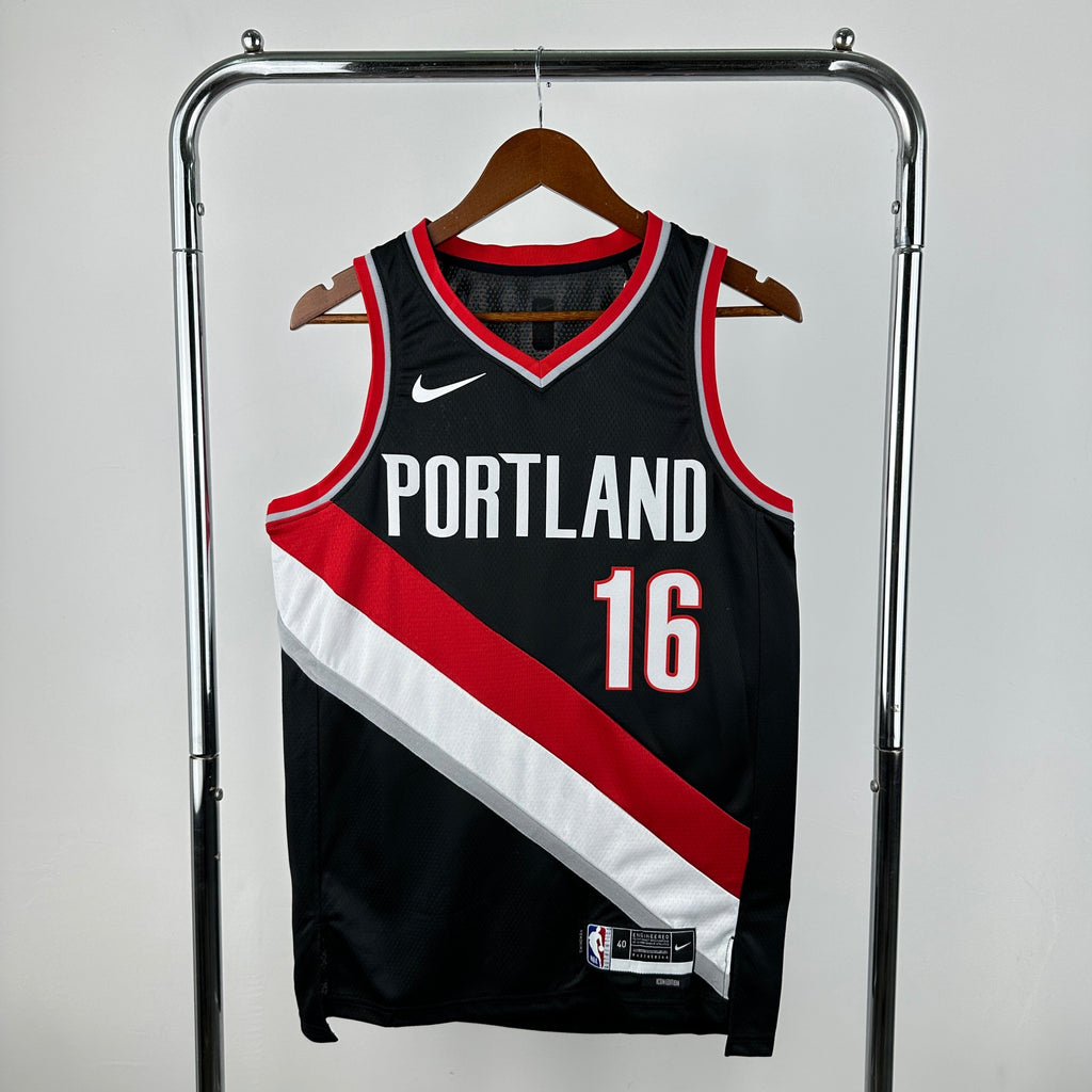 Maillot Portland Trail Blazers Icon Edition col rouge - Noir