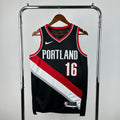 Maillot Portland Trail Blazers Icon Edition col rouge - Noir