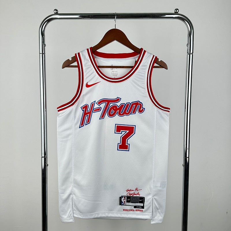 Maillot Houston Rockets City Edition 2023-24 Hometown Heroes - Blanc