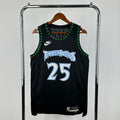Maillot Minnesota Timberwolves Classic Edition 2025-26 Black Trees - Noir