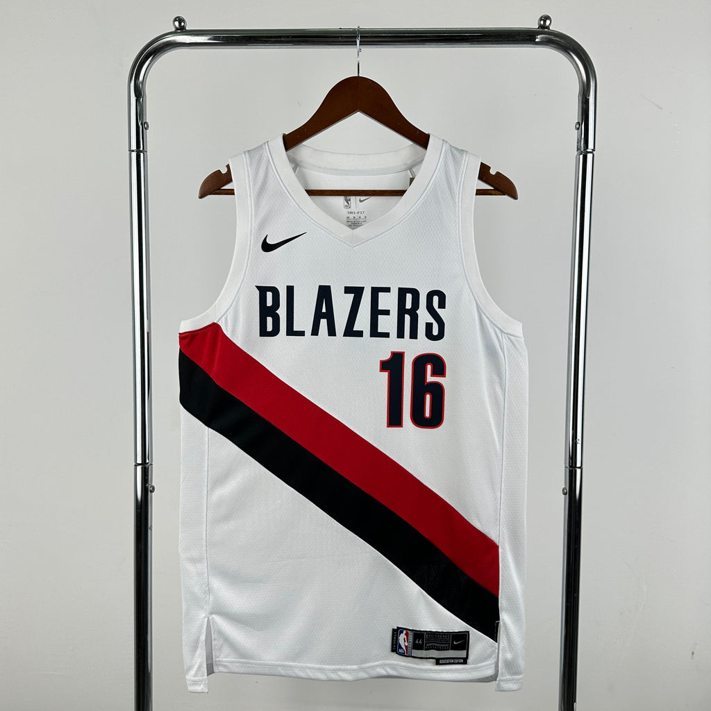 Maillot Portland Trail Blazers Association Edition 2025-26 - Blanc